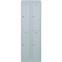BISLEY Spind lichtgrau PL3050D2645, 4 Schließfächer 60,0 x 50,0 x 180,0 cm BISLEY Spind lichtgrau PL3050D2645, 4 Schließfächer 60,0 x 50,0 x 180,0 cm von Bisley