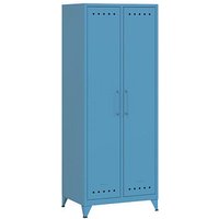 BISLEY Stahlschrank Fern Maxi FERMAX605 blau 70,0 x 51,0 x 180,0 cm, aufgebaut von Bisley