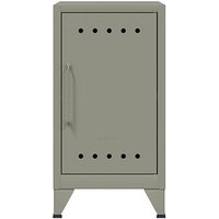 BISLEY Stahlschrank Fern Mini FERMINRH645 lichtgrau 38,0 x 40,0 x 72,5 cm, aufgebaut von Bisley