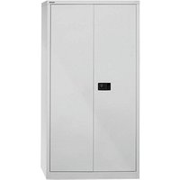 BISLEY Stahlschrank Universal E722A03G645 lichtgrau 91,4 x 40,0 x 180,6 cm, aufgebaut von Bisley