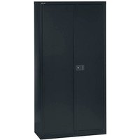 BISLEY Stahlschrank Universal E722A03633 schwarz 91,4 x 40,0 x 180,6 cm, aufgebaut von Bisley