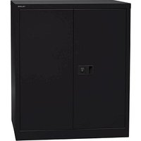 BISLEY Stahlschrank Universal E402A01633 schwarz 91,4 x 40,0 x 100,0 cm, aufgebaut von Bisley