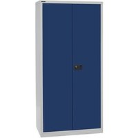 BISLEY Stahlschrank HC782S4G505 lichtgrau, oxofordblau 91,4 x 50,0 x 195,0 cm, aufgebaut von Bisley