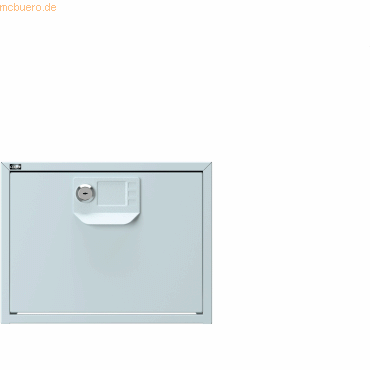 Bisley Karteikasten einbahnig A5 HxBxT 206x270x403mm lichtgrau Bisley Karteikasten einbahnig A5 HxBxT 206x270x403mm lichtgrau von Bisley