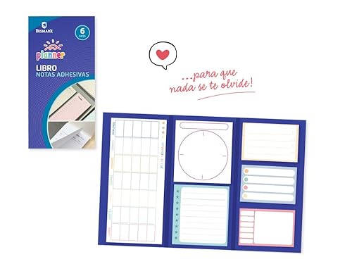 Bismark Planner Notizbuch, Haftnotizen, Pastellfarben Bismark Planner Notizbuch, Haftnotizen, Pastellfarben von Bismark