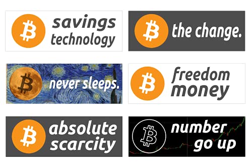 Bitcoin Sticker-Set - Special Edition - 14 Stück - wetterfest von Bitcoin