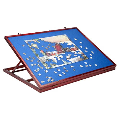 Bits and Pieces Puzzle Expert Tabletop Staffelei Griffige Filz Arbeitsfläche Puzzle Tabelle Zubehör, um gemeinsam Ihre Stichsägen von Bits and Pieces