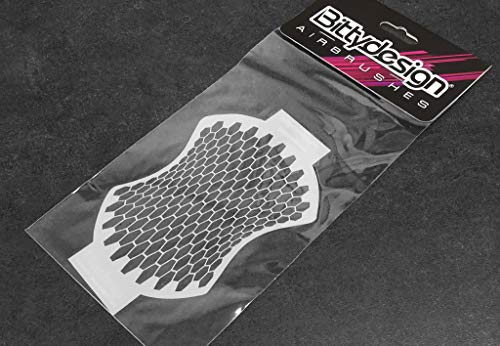 Bittydesign - Grafikschablone Honeycomb V2 (Wabe) - Schablone - Stencil von Bitty Design