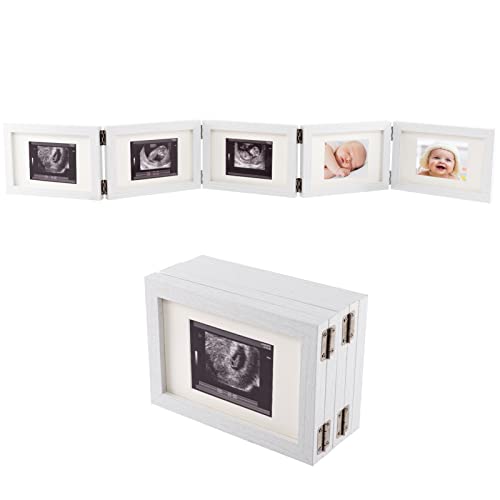 Faltbarer Sonogramm-Bilderrahmen für werdende Eltern, 11.9x17.3 cm, Baby-Ultraschall-Bilderrahmen, Naturholz, Sonogramm, Schwangerschaftsrahmen, Geschenke, Kinderzimmerdekoration Faltbarer Sonogramm-Bilderrahmen für werdende Eltern, 11.9x17.3 cm, Baby-Ultraschall-Bilderrahmen, Naturholz, Sonogramm, Schwangerschaftsrahmen, Geschenke, Kinderzimmerdekoration von Biubee
