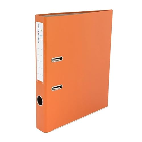 Ordner Aktenordner Briefordner Büroordner Pappordner Schlitzordner DIN A4 Aktenordner 5 cm breit Biuro Plus A4/50mm - Orange von Biuro Plus