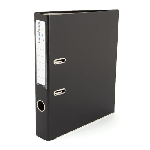 Ordner Aktenordner Briefordner Büroordner Pappordner Schlitzordner DIN A4 Aktenordner 5 cm breit Biuro Plus A4/50mm - Schwarz Ordner Aktenordner Briefordner Büroordner Pappordner Schlitzordner DIN A4 Aktenordner 5 cm breit Biuro Plus A4/50mm - Schwarz von Biuro Plus
