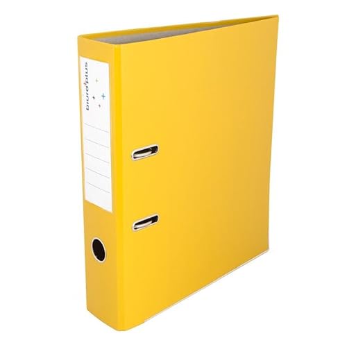 Ordner Aktenordner Briefordner Büroordner Pappordner Schlitzordner DIN A4 Aktenordner 7,5 cm breit Biuro Plus A4/75mm - Gelb Ordner Aktenordner Briefordner Büroordner Pappordner Schlitzordner DIN A4 Aktenordner 7,5 cm breit Biuro Plus A4/75mm - Gelb von Biuro Plus