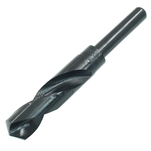 Bivethoi Bohrer mit reduziertem Schaft, 20,5 mm, Bohrer mit 1,27 cm geradem Schaft, Hochgeschwindigkeitsstahl HSS 9341 Spiralbohrer für Edelstahl, Legierung, Metall, Kunststoff Bivethoi Bohrer mit reduziertem Schaft, 20,5 mm, Bohrer mit 1,27 cm geradem Schaft, Hochgeschwindigkeitsstahl HSS 9341 Spiralbohrer für Edelstahl, Legierung, Metall, Kunststoff von Bivethoi