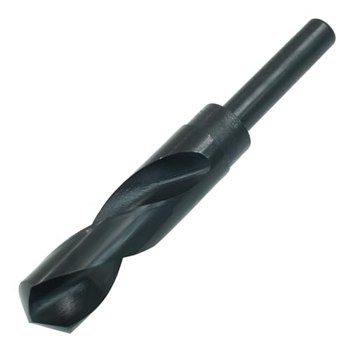 Bivethoi Bohrer mit reduziertem Schaft, 22,5 mm, Bohrer mit 1,27 cm geradem Schaft, Hochgeschwindigkeitsstahl HSS 9341 Spiralbohrer für Edelstahl, Legierung, Metall, Kunststoff Bivethoi Bohrer mit reduziertem Schaft, 22,5 mm, Bohrer mit 1,27 cm geradem Schaft, Hochgeschwindigkeitsstahl HSS 9341 Spiralbohrer für Edelstahl, Legierung, Metall, Kunststoff von Bivethoi