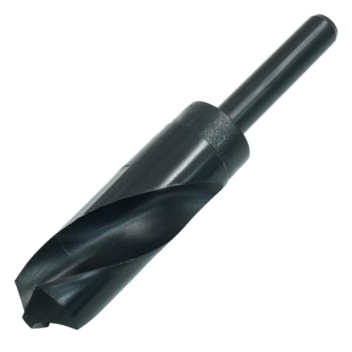 Bivethoi Bohrer mit reduziertem Schaft, 28 mm, Bohrer mit 1,27 cm geradem Schaft, Hochgeschwindigkeitsstahl HSS 9341 Spiralbohrer für Edelstahl, Legierung, Metall, Kunststoff Bivethoi Bohrer mit reduziertem Schaft, 28 mm, Bohrer mit 1,27 cm geradem Schaft, Hochgeschwindigkeitsstahl HSS 9341 Spiralbohrer für Edelstahl, Legierung, Metall, Kunststoff von Bivethoi