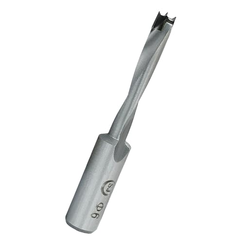 Bivethoi Brad Point Bohrer für Holz, Rechtsdrehung, Hartmetall für Holzbearbeitung, Tischlerei, Bohrwerkzeug (6 mm x 68 mm) von Bivethoi