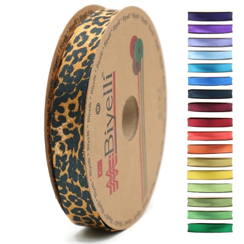 BYS90 Schrägband aus Satin, 99+ Farben, 1,9 cm breit, 22,7 m lang, gefaltetes Satinband, Stoffpaspelierung, Schrägband zum Nähen von Kleidung, DIY BYS90 Schrägband aus Satin, 99+ Farben, 1,9 cm breit, 22,7 m lang, gefaltetes Satinband, Stoffpaspelierung, Schrägband zum Nähen von Kleidung, DIY von Biyelli