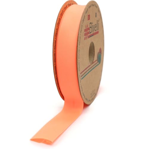 Faltbares Neon-Schrägband – 99+ Farben – 1,9 cm breit – 22,7 m – Falz-Neon-Schrägband Stoff Paspelband zum Nähen von Kleidung, DIY, Orange D100 Faltbares Neon-Schrägband – 99+ Farben – 1,9 cm breit – 22,7 m – Falz-Neon-Schrägband Stoff Paspelband zum Nähen von Kleidung, DIY, Orange D100 von Biyelli