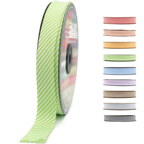 Schrägband aus Baumwolle, 20 mm breit, 22 m, kariert, einfach gefaltet, Baumwolle, Faltband zum Nähen, Kleidung, DIY, Grün, C5 Schrägband aus Baumwolle, 20 mm breit, 22 m, kariert, einfach gefaltet, Baumwolle, Faltband zum Nähen, Kleidung, DIY, Grün, C5 von Biyelli