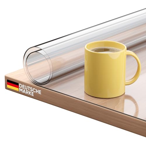 Björn&Schiller Tischfolie transparent mit abgeschrägten Kanten, 2mm dick, Tischschutz 90x120cm, Tischdecke, Schutzfolie für Tisch, glasklare Folie, hitzebeständig bis 55°C Björn&Schiller Tischfolie transparent mit abgeschrägten Kanten, 2mm dick, Tischschutz 90x120cm, Tischdecke, Schutzfolie für Tisch, glasklare Folie, hitzebeständig bis 55°C von Björn&Schiller