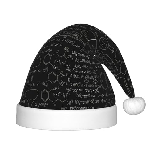 Bkdogkt Abstrakter Wissenschafts-Chemie-Druck, festlicher Elfenhut, Weihnachtsmütze, Accessoire für Weihnachtsmütze, Weihnachtsfeier, Geschenk, Urlaub Bkdogkt Abstrakter Wissenschafts-Chemie-Druck, festlicher Elfenhut, Weihnachtsmütze, Accessoire für Weihnachtsmütze, Weihnachtsfeier, Geschenk, Urlaub von Bkdogkt