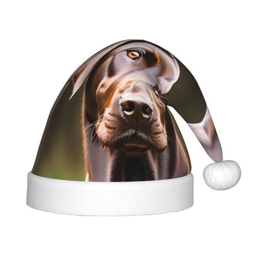 Bkdogkt Brauner Labrador Retriever-Druck, festlicher Elfenhut, Accessoire für Weihnachtsmütze, Weihnachtsfeier, Geschenk, Urlaub Bkdogkt Brauner Labrador Retriever-Druck, festlicher Elfenhut, Accessoire für Weihnachtsmütze, Weihnachtsfeier, Geschenk, Urlaub von Bkdogkt