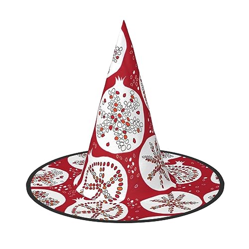 Bkdogkt Granatapfel-Maldruck für Erwachsene, Hexenhut, Karneval, Halloween, Hut, Partys, Maskeraden, Cosplay, Urlaubsdekoration Bkdogkt Granatapfel-Maldruck für Erwachsene, Hexenhut, Karneval, Halloween, Hut, Partys, Maskeraden, Cosplay, Urlaubsdekoration von Bkdogkt