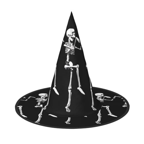 Bkdogkt Halloween Posable Skelett Schädel Druck Erwachsene Hexenhut Karneval Halloween Hut Partys Maskeraden Cosplay Urlaub Dekor Bkdogkt Halloween Posable Skelett Schädel Druck Erwachsene Hexenhut Karneval Halloween Hut Partys Maskeraden Cosplay Urlaub Dekor von Bkdogkt