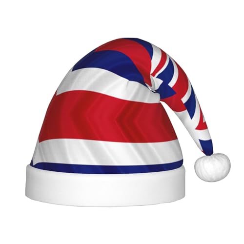 Bkdogkt Hawaii-Flagge mit amerikanischem Druck, festlicher Elfenhut, Accessoire für Weihnachtsmütze, Weihnachtsfeier, Geschenk, Urlaub von Bkdogkt