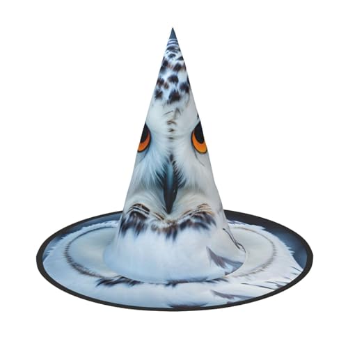 Bkdogkt Hexenhut für Erwachsene, Motiv: Schneeeule, Augen, Karneval, Halloween, Party, Maskerade, Cosplay, Urlaubsdekoration Bkdogkt Hexenhut für Erwachsene, Motiv: Schneeeule, Augen, Karneval, Halloween, Party, Maskerade, Cosplay, Urlaubsdekoration von Bkdogkt