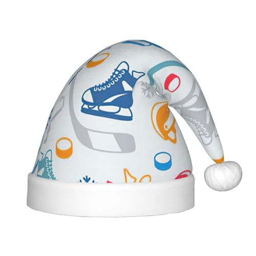 Bkdogkt Hockey-Elemente, kreativer gemusterter Druck, festliche Elfenmütze, Zubehör für Weihnachtsmütze, Weihnachtsfeier, Geschenk, Urlaub Bkdogkt Hockey-Elemente, kreativer gemusterter Druck, festliche Elfenmütze, Zubehör für Weihnachtsmütze, Weihnachtsfeier, Geschenk, Urlaub von Bkdogkt