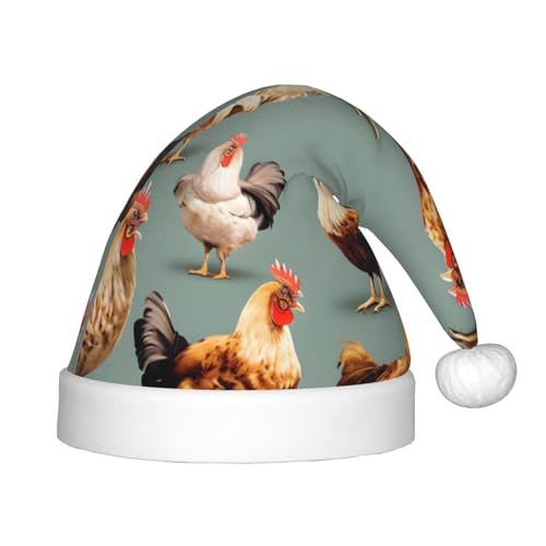 Bkdogkt Huhn-Druck, festlicher Elfenhut, Weihnachtsmütze, Accessoire für Weihnachtsmütze, Weihnachtsfeier, Geschenk, Urlaub Bkdogkt Huhn-Druck, festlicher Elfenhut, Weihnachtsmütze, Accessoire für Weihnachtsmütze, Weihnachtsfeier, Geschenk, Urlaub von Bkdogkt