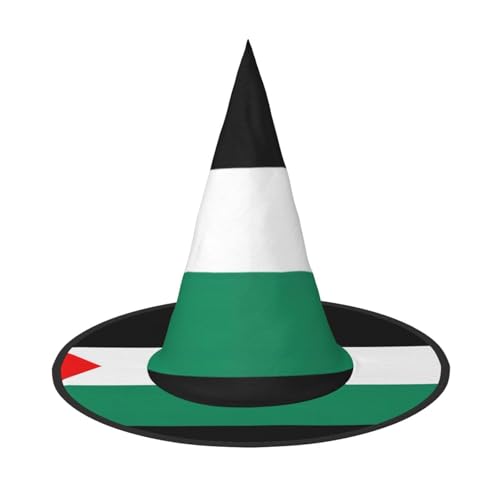 Bkdogkt Palästina-Flagge, Druck für Erwachsene, Hexenhut, Karneval, Halloween, Party, Maskerade, Cosplay, Urlaubsdekoration Bkdogkt Palästina-Flagge, Druck für Erwachsene, Hexenhut, Karneval, Halloween, Party, Maskerade, Cosplay, Urlaubsdekoration von Bkdogkt