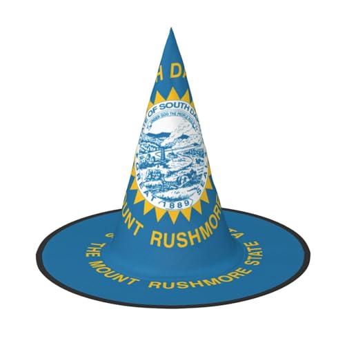 Bkdogkt South Dakota Flagge Druck Erwachsene Hexenhut Karneval Halloween Hut Partys Maskeraden Cosplay Urlaub Dekor Bkdogkt South Dakota Flagge Druck Erwachsene Hexenhut Karneval Halloween Hut Partys Maskeraden Cosplay Urlaub Dekor von Bkdogkt