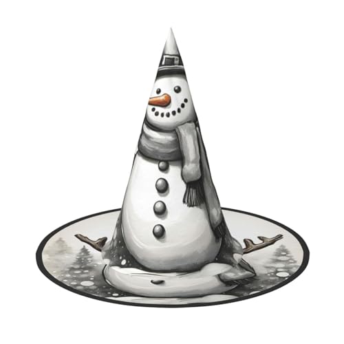 Bkdogkt Weihnachtlicher Schneemann 1 Druck Erwachsene Hexenhut Karneval Halloween Hut Partys Maskeraden Cosplay Urlaub Dekor Bkdogkt Weihnachtlicher Schneemann 1 Druck Erwachsene Hexenhut Karneval Halloween Hut Partys Maskeraden Cosplay Urlaub Dekor von Bkdogkt