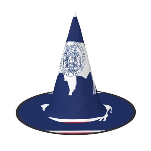 Bkdogkt Wyoming Hexenhut für Erwachsene, Motiv: Staatsflagge, Karneval, Halloween, Party, Maskerade, Cosplay, Urlaubsdekoration Bkdogkt Wyoming Hexenhut für Erwachsene, Motiv: Staatsflagge, Karneval, Halloween, Party, Maskerade, Cosplay, Urlaubsdekoration von Bkdogkt