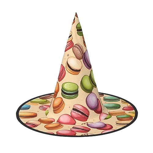 Macaron Biscuit Flavored Print Erwachsene Hexenhut Karneval Halloween Hut Partys Maskeraden Cosplay Urlaub Dekor Macaron Biscuit Flavored Print Erwachsene Hexenhut Karneval Halloween Hut Partys Maskeraden Cosplay Urlaub Dekor von Bkdogkt
