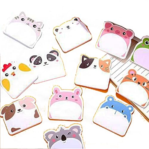Bkemkri 12 Pack Kleine Haftnotizen Kinder, Haftnotizen Klebezettel, Kawaii Schulsachen, Notizblock, Tierförmiger Haftnotizblock für Kinder, Studenten, Mitgebsel Kindergeburtstag, Etikettengeschenke Bkemkri 12 Pack Kleine Haftnotizen Kinder, Haftnotizen Klebezettel, Kawaii Schulsachen, Notizblock, Tierförmiger Haftnotizblock für Kinder, Studenten, Mitgebsel Kindergeburtstag, Etikettengeschenke von Bkemkri
