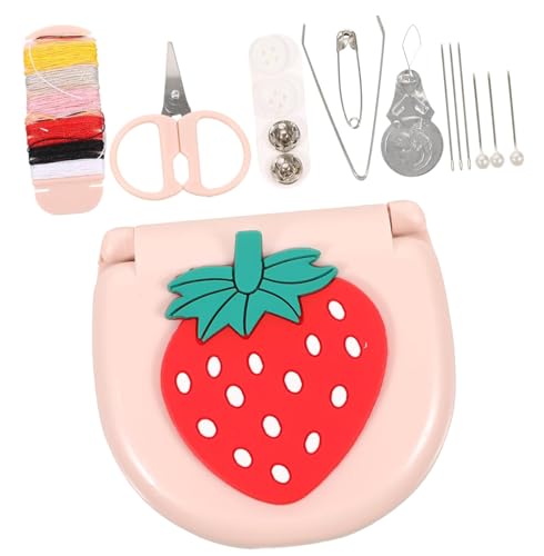 Bkemkri Nähset Grundausstattung für Unterwegs, Mini-Nähset Reise für Kinder, Praktisches Nähzeug, Box Niedlicher, Nadel, Faden und Schere, Nähset für Reisen, Wohnheime und den Hausgebrauch (Rosa) Bkemkri Nähset Grundausstattung für Unterwegs, Mini-Nähset Reise für Kinder, Praktisches Nähzeug, Box Niedlicher, Nadel, Faden und Schere, Nähset für Reisen, Wohnheime und den Hausgebrauch (Rosa) von Bkemkri