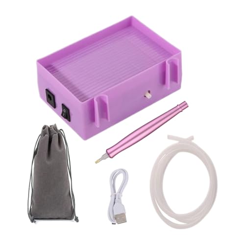 Bkljkf Elektrischer Malerei, Maler Vakuum kunststift - kunst -Kits für Erwachsene mit Aufbewahrungsfach - Keine Wachshandwerksvorräte für Sticken, Zeichnen, Hobby von Bkljkf