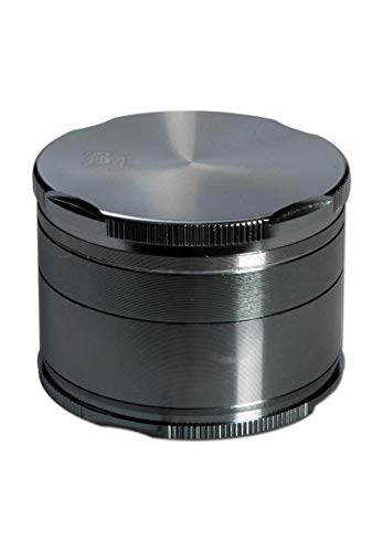 Black Leaf New Edge Grinder 4tlg. Ø 50mm H 40mm hellgrün Magnetverschluss mit BL Logo von Black Leaf