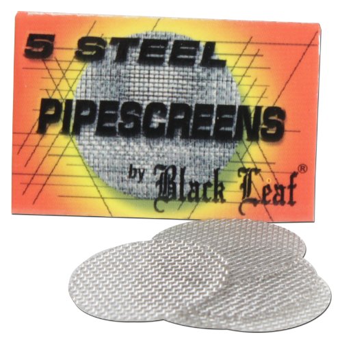 Black Leaf Stahlrohrsiebe (20 x 5ER) – 20 mm Durchmesser, legierter Stahl, schwarz, Locher, 20 Stück von Black Leaf