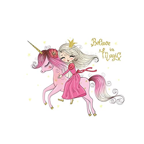Goldkindzauber DIY Aufbuegler Patch Sticker Applikation Prinzessin Einhorn reitend Niedlich Aufnaeher Kleidung Patches Zum Aufbügeln Goldkindzauber DIY Aufbuegler Patch Sticker Applikation Prinzessin Einhorn reitend Niedlich Aufnaeher Kleidung Patches Zum Aufbügeln von BlackAmazement