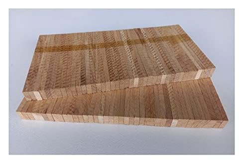 Bastelklötzchen Stäbchen Holzstäbchen 22 x 8 x160mm Eiche - DIY Projekt (120) von BlackSellig