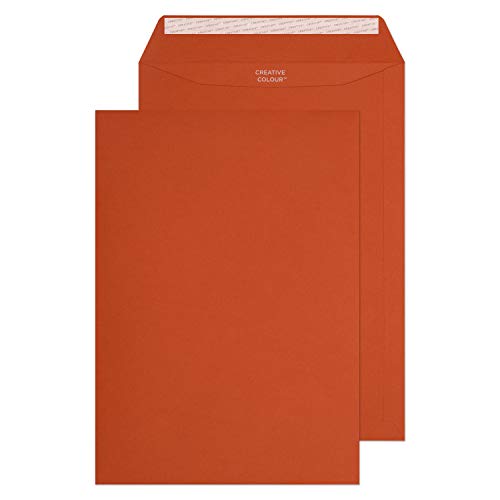 Blake Creative Colour 428P Briefumschläge Haftklebung Orange Marmelade C4 229 x 324 mm 120 g/m² | 250 Stück Blake Creative Colour 428P Briefumschläge Haftklebung Orange Marmelade C4 229 x 324 mm 120 g/m² | 250 Stück von Blake
