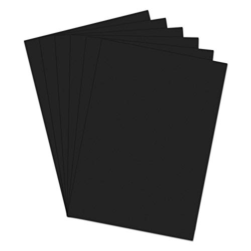 Blake Paper A3 297 x 420 mm Schwarze Schwere Karte 330g/m² (CABK330A3) - Pack von 25 von Blake