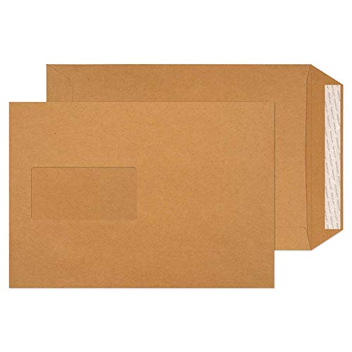 Blake Premium Avant Garde AG0020 Schwere, Extra Starke Versandtasche Haftklebung Mit Fenster Creme Manille C5 229 x 162 mm 130 g/m² | 250 Stück Blake Premium Avant Garde AG0020 Schwere, Extra Starke Versandtasche Haftklebung Mit Fenster Creme Manille C5 229 x 162 mm 130 g/m² | 250 Stück von Blake