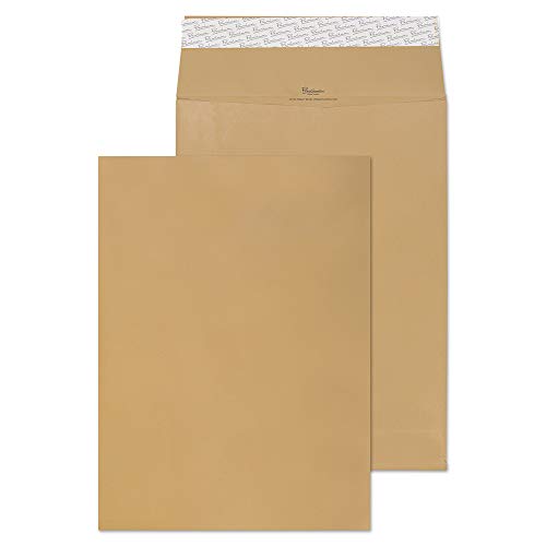 Blake Premium Avant Garde AG0070 Schwere, Extra Starke FAlten-Versandtasche Haftklebung Creme Manille 406 x 305 x 30 mm 140 g/m² | 100 Stück von Blake