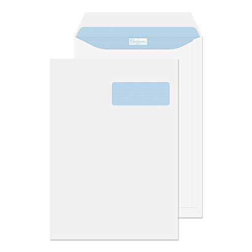 Blake Premium Office 36176SE Schwedisches Fenster Versandtasche Haftklebung Ultra Weiß Wove C4 324 x 229 mm 120 g/m² | 250 Stück Blake Premium Office 36176SE Schwedisches Fenster Versandtasche Haftklebung Ultra Weiß Wove C4 324 x 229 mm 120 g/m² | 250 Stück von Blake