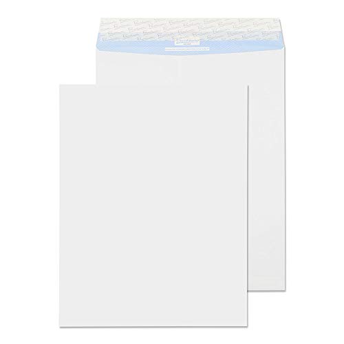 Blake Premium Secure TR77160 Reißfest Versandtasche Haftklebung Weiß 394 x 305 mm 125 g/m² | 100 Stück von Blake